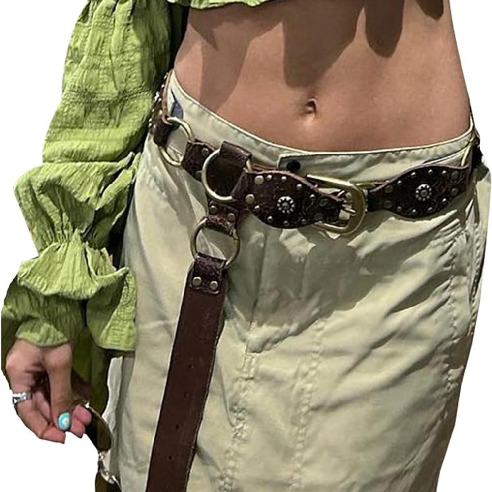 Lucky brand leather belt Boho style size small - Picture 11 of 11
